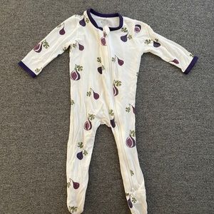 Kyte baby zippered footie limited edition print